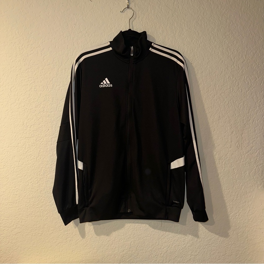 Adidas Dark Gray Zip-Up Jacket